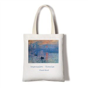 Wholesale Printed Large Durable Tote Cotton Shopping Bags (FLA-9754)