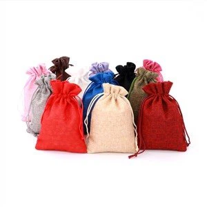 Wholesale Natural Cotton Halloween Tote Drawstring Bag