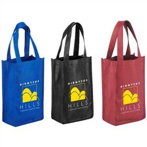 Factory Price Eco Friendly Small Non Woven Bag 1 Bottle Wine Bag