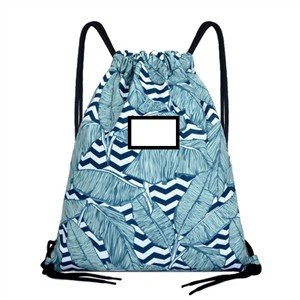 Custom Promotion Printing Reusable Drawstring Bag